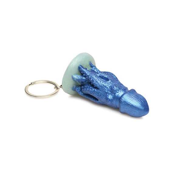 The Creature Cocks Cocktopus Key Chain in front of a plain white background | Kinkly Shop