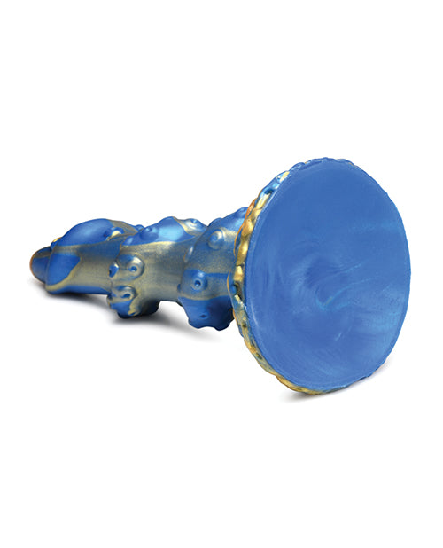 Close-up of the flared base of the Creature Cocks Lord Kraken. It has a slightly concave design, allowing the flared base to work as a suction cup. | Kinkly Shop