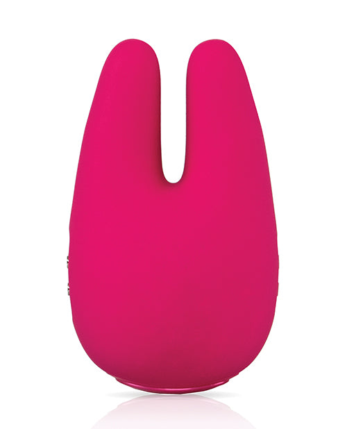 Backside of the Jimmyjane Form 2 Pro showcases that the vibrator is completely smooth with no texturing or buttons on the back. | Kinkly Shop