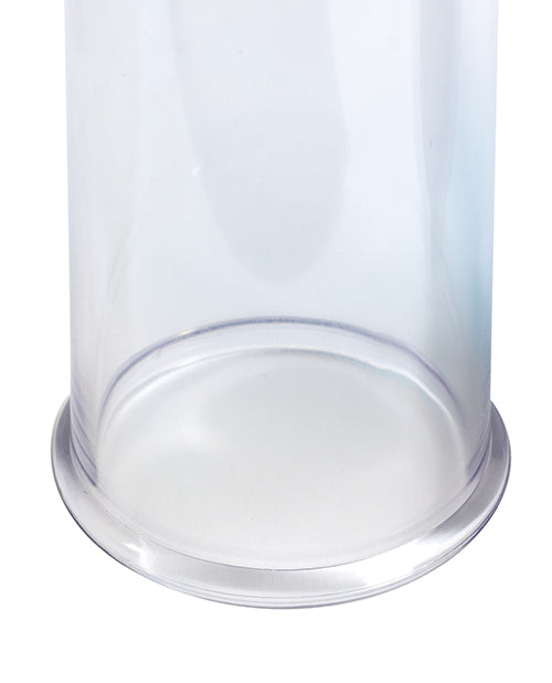 Close-up on the "lip" of the base of the penis pump without the TPE sleeve on top of it | Kinkly Shop
