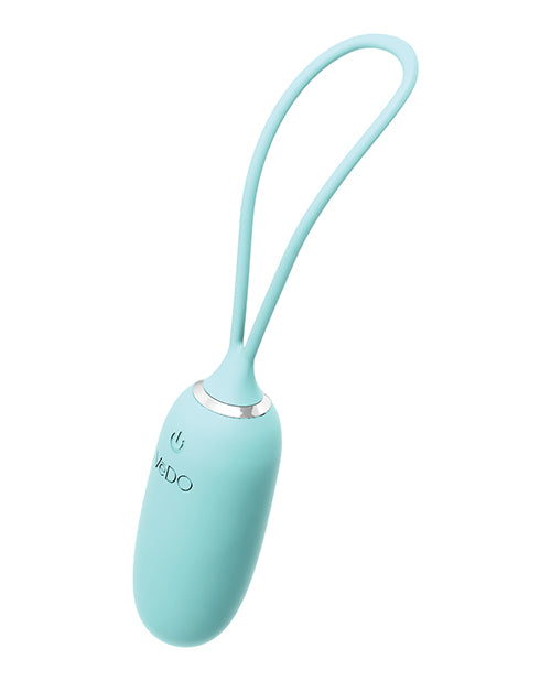 The base of the insertable VeDO Kiwi vibrator. The silicone loop looks firmly attached. When inserted, the button for the vibrator will be inside the body and unable to be controlled. | Kinkly Shop