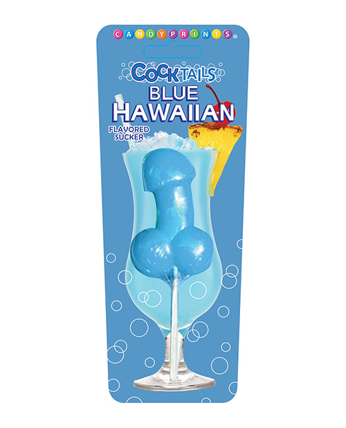 Cocktails Flavored Sucker in Blue Hawaiian | Kinkly Shop