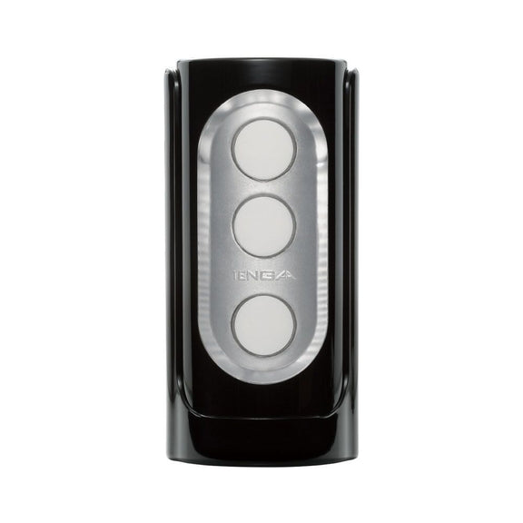 Tenga Flip Hole in Black against a plain white background | Kinkly Shop