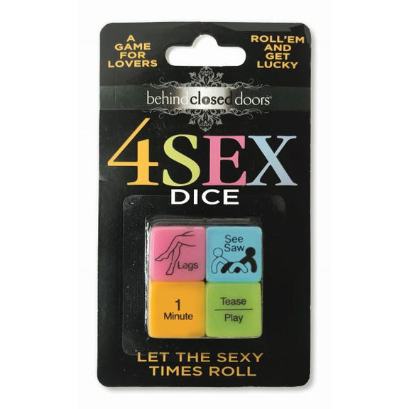 4 Sex Dice Game in their packaging | Kinkly Shop