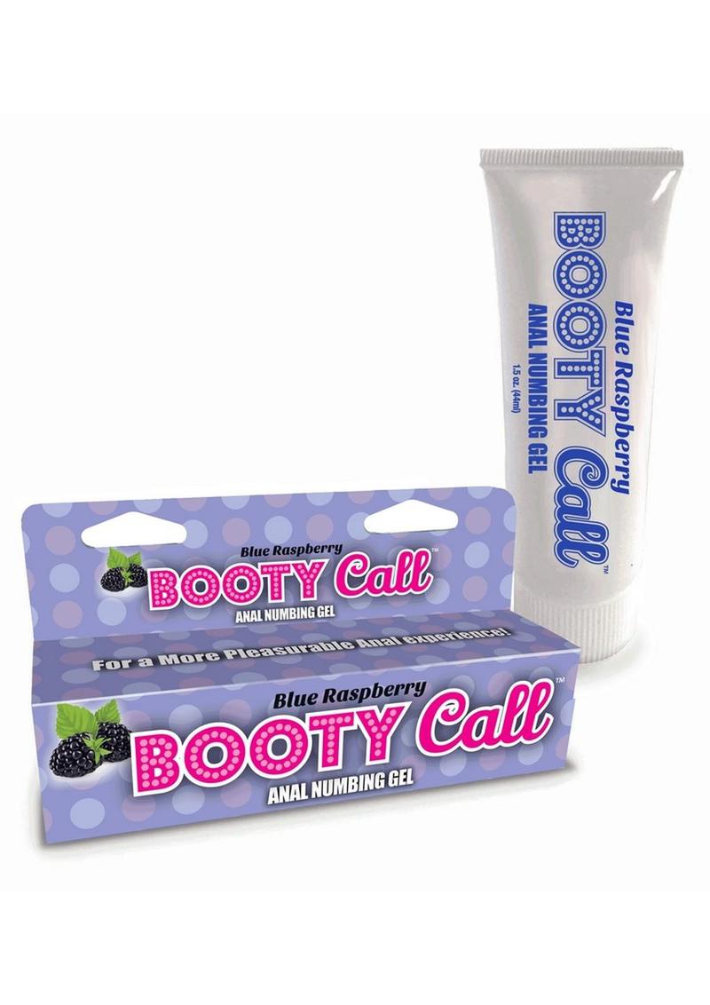 Blue Raspberry Booty Call Anal Numbing Gel bottle | Kinkly Shop