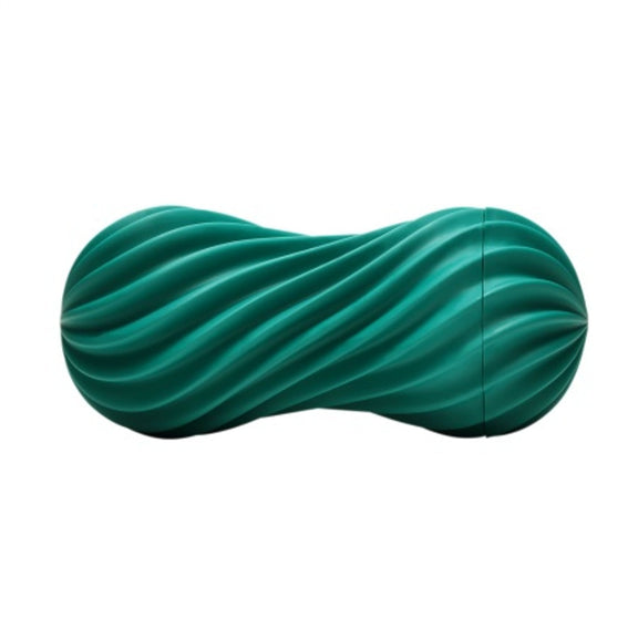 TENGA Flex in Green against a plain white background | Kinkly Shop