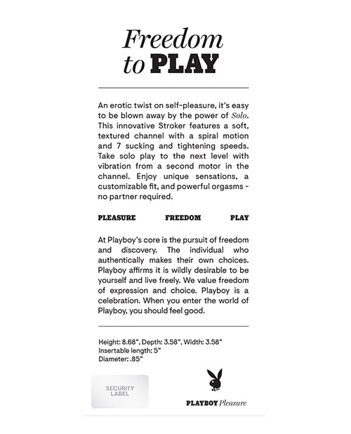 Playboy Solo