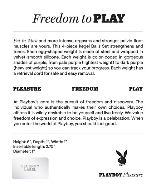 Playboy Put In Work Set