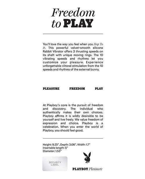 Playboy Hop To It