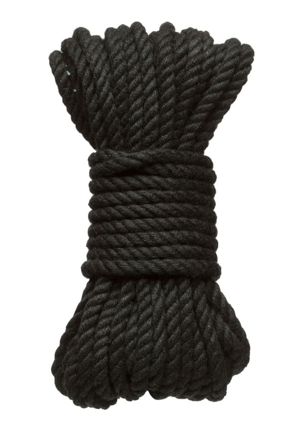 Merci Bind & Tie Rope in Black in the 50 foot length | Kinkly