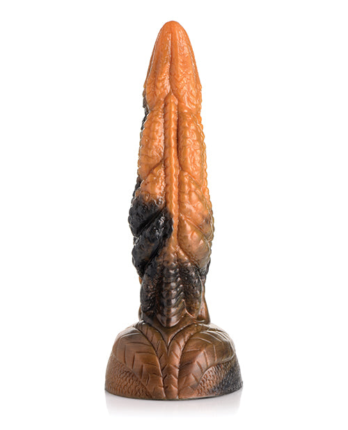 Underside of the Creature Cocks Ravager. The dildo looks very reptilian. | Kinkly Shop