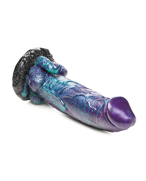 Close-up on the thick shaft and pronounced head of the XL Creature Cocks Dino Dick | Kinkly Shop