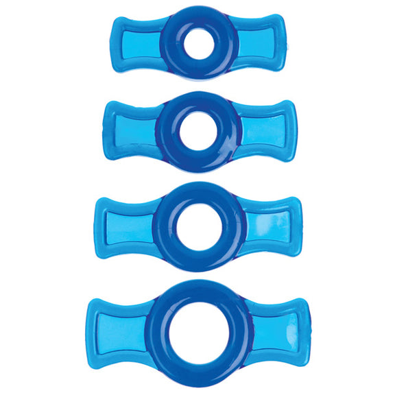 TitanMen Cock Ring Set in Blue | Kinkly Shop