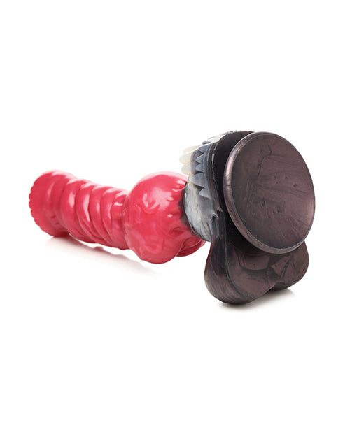 Close-up of the Creature Cocks Cujo suction cup at the base. The dildo has a very large, industrial-sized suction cup. | Kinkly Shop