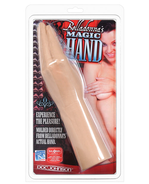 Packaging for the Doc Johnson Belladonna's Magic Hand | Kinkly