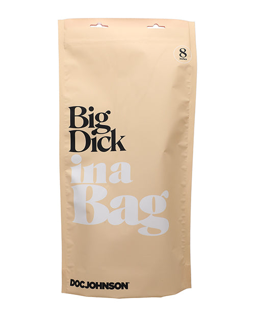 Packaging for the Doc Johnson Big Clear Dick In A Bag | Kinkly