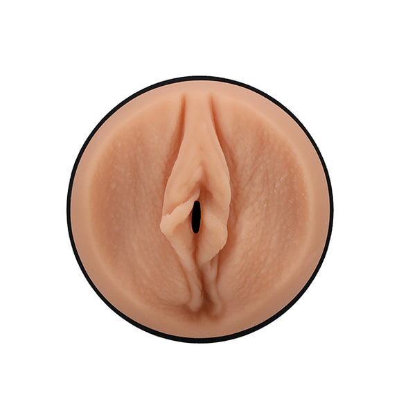 Close-up on the vulva orifice of the Main Squeeze - Alix Lynx. It's molded after the star's own vulva. | Kinkly