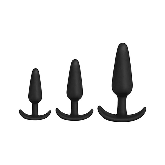 Naughty 1 Anal Trainer Set in Black | Kinkly