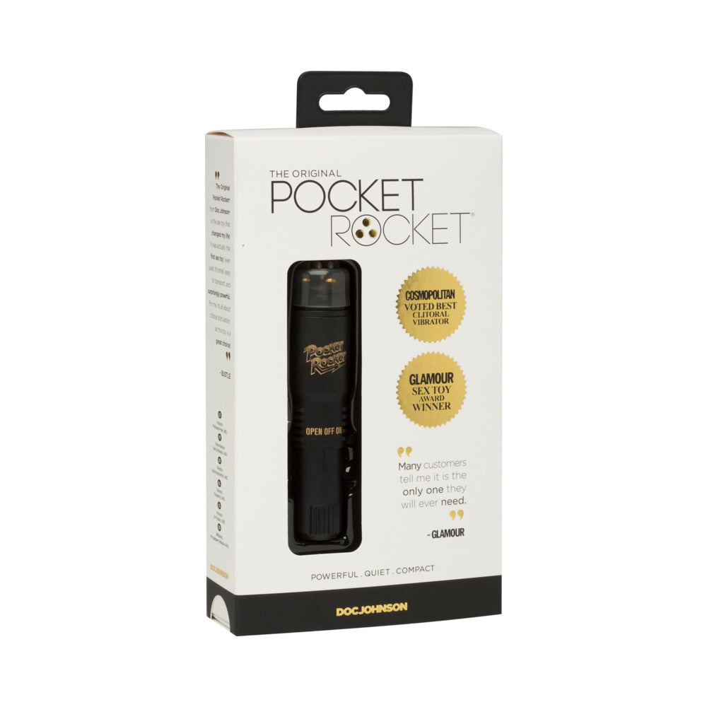 Packaging for the Doc Johnson Pocket Rocket | Kinkly Shop