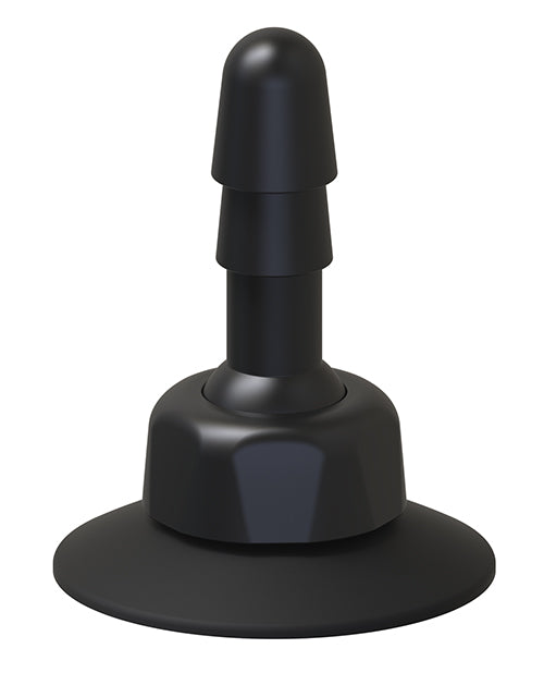 The Vac-U-Lock Deluxe 360 Swivel Suction Cup Plug shown in front of a plain white background | Kinkly