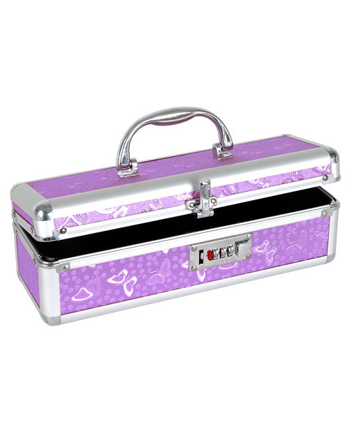 Lockable Vibrator Case in Purple | Kinkly Shop