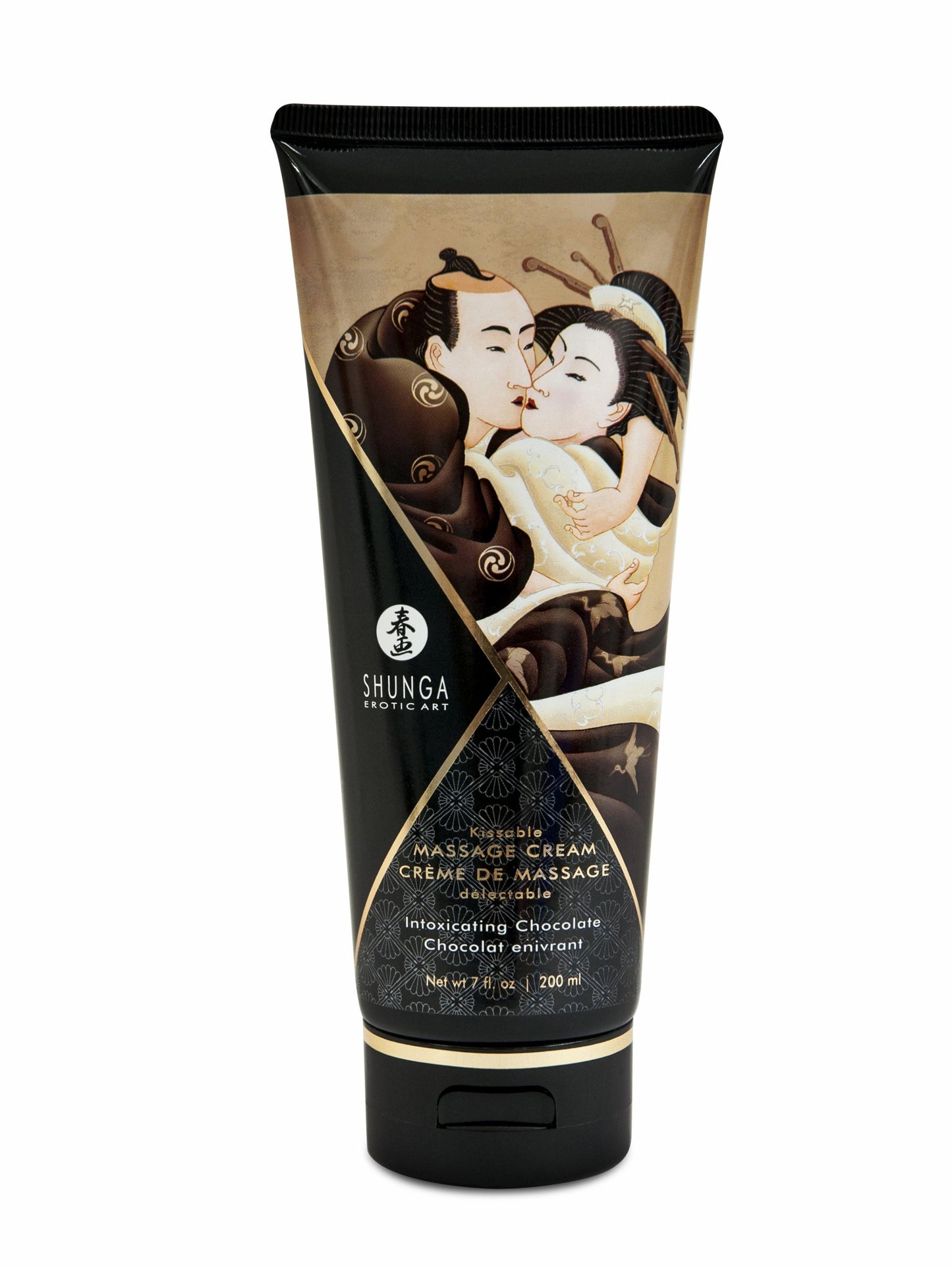 The Shunga Kissable Massage Cream in Intoxicating Chocolate | Kinkly Shop