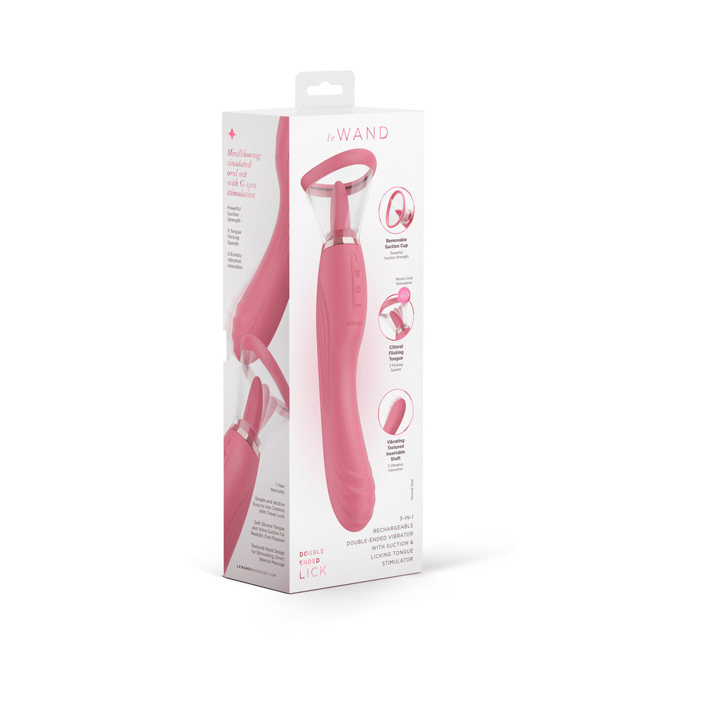 Le Wand Lick 3-in-1 G-Spot & Tongue Vibrator Kinkly Shop Le Wand Lick 3-in-1 G-Spot & Tongue Vibrator Kinkly Shop