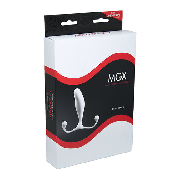 Packaging of the Aneros MGX Trident | Kinkly Shop