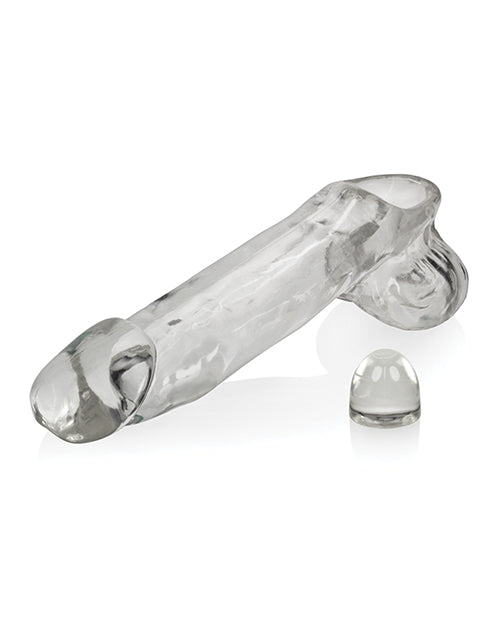 Oxballs Daddy Cocksheath shown next to the one AdjustFit extender that it comes with | Kinkly
