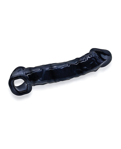 Base of the Oxballs Muscle Bandit Cocksheath showcases the cock sling base that anchors the penis extender onto the shaft for rougher play. | Kinkly