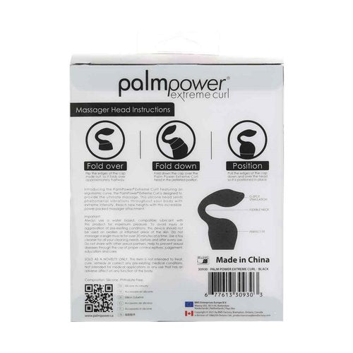 Backside of the packaging of the Palm Power Extreme Curl Cap | Kinkly