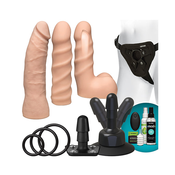 Everything included with the Vac-U-Lock Dual Density Starter Set in Vanilla | Kinkly