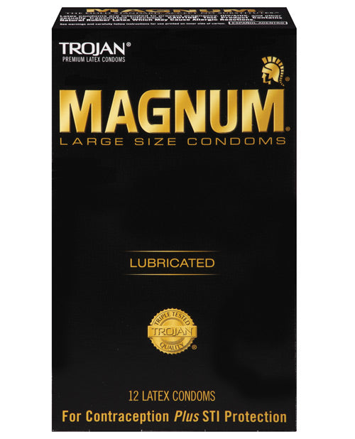 Condones Trojan Magnum - Paquete de 12
