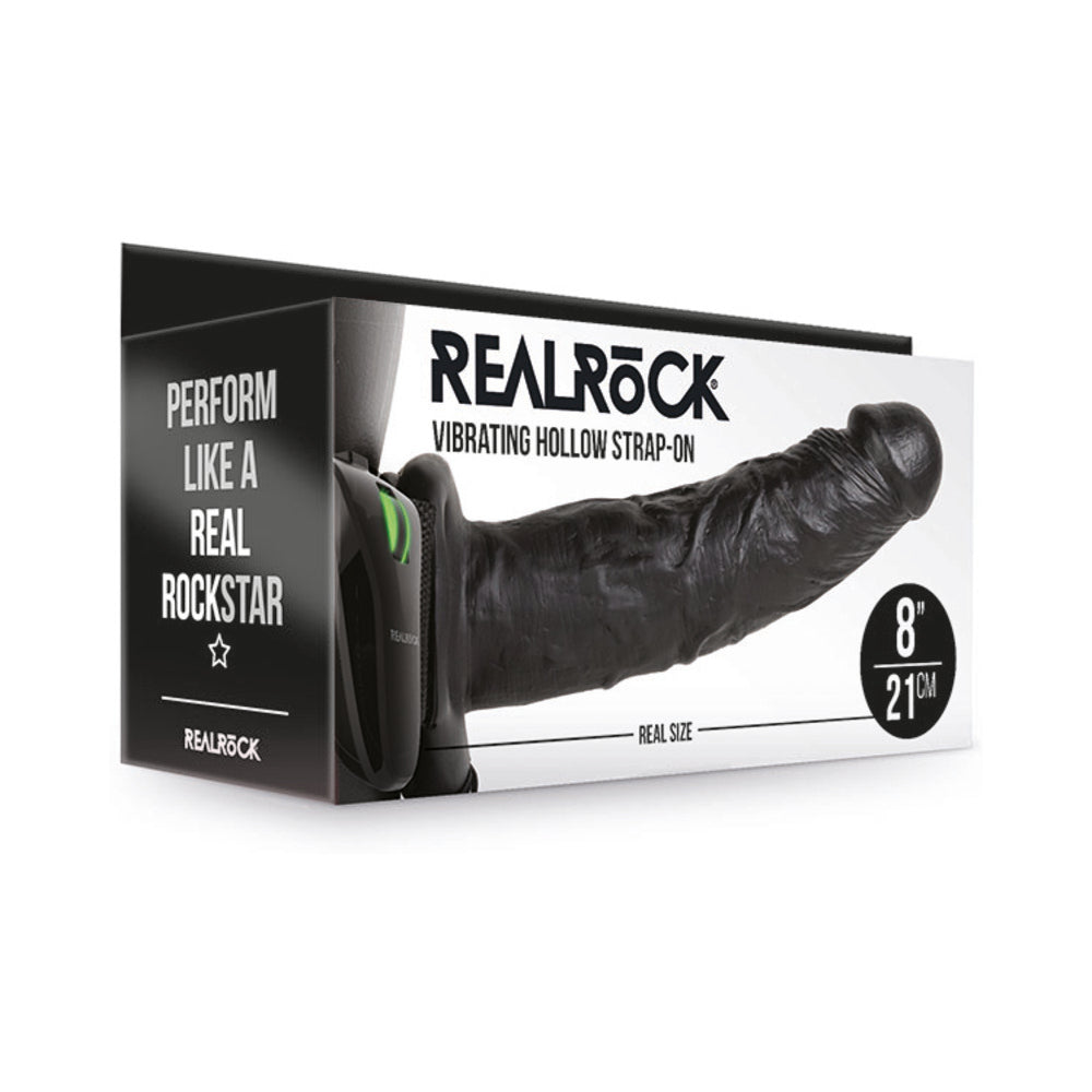 RealRock Realistic 8 in. Vibrating Hollow