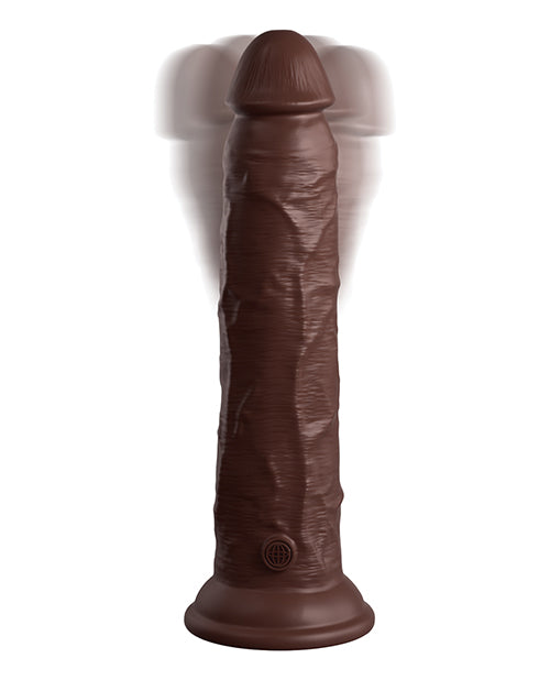 King Cock Elite Dual Density Vibrating Silicone Cock with remote
