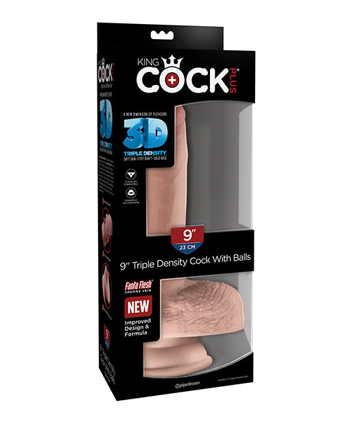 King Cock Plus Triple Density Cock with Balls