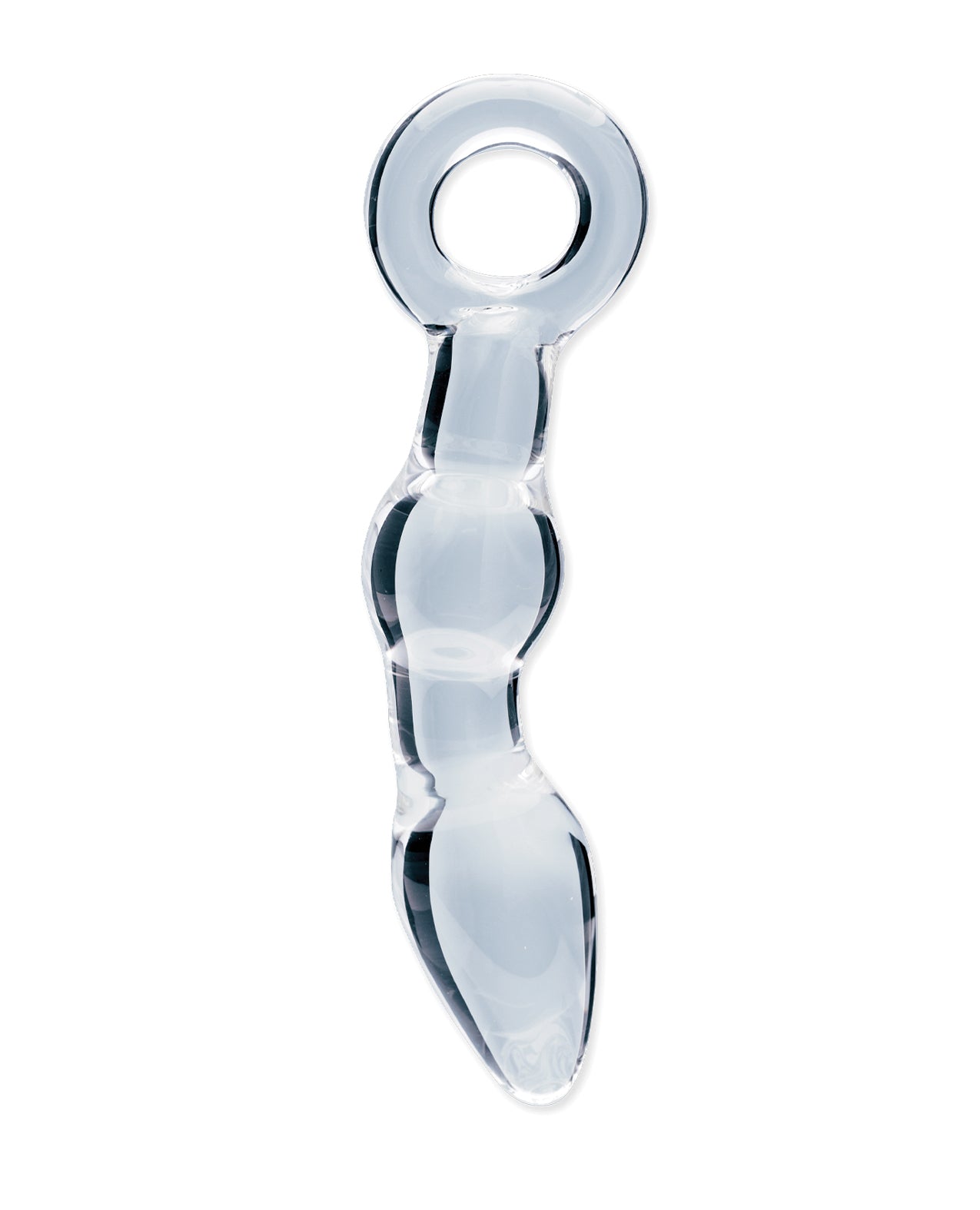 Utopian Mystique Ribbed Glass Anal Dildo Kinkly Shop Utopian Mystique Ribbed Glass Anal Dildo Kinkly Shop