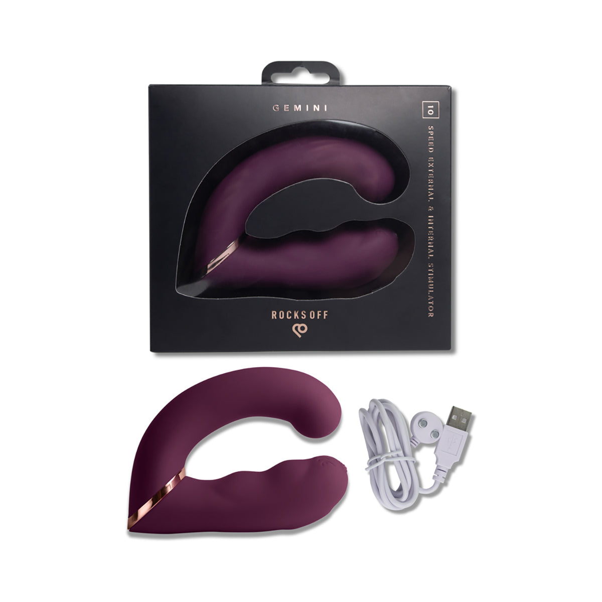 Rocks-Off Gemini Burgundy