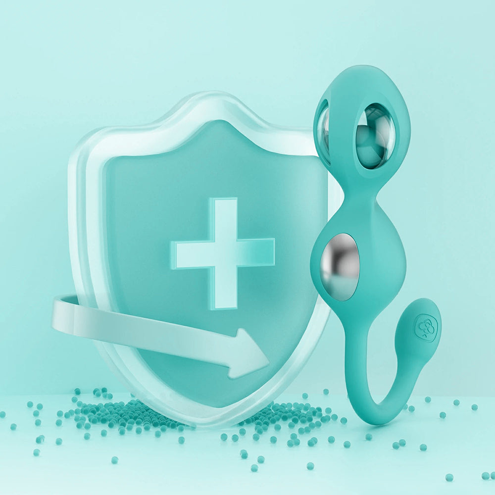 HPB Elektra App E-Stim Kegel Set Cyan