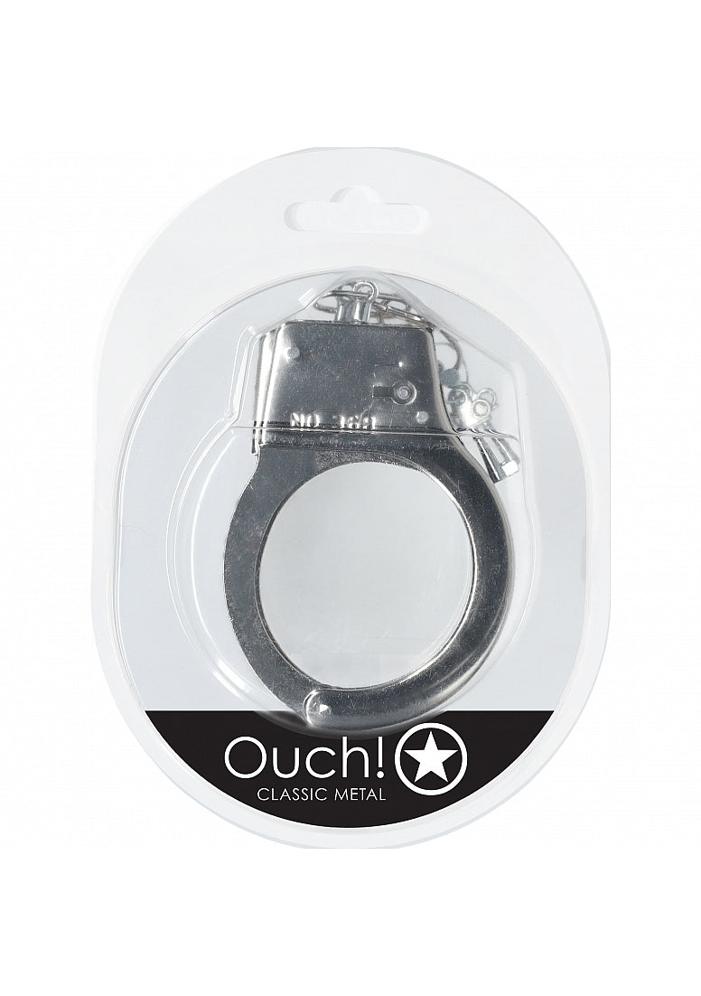 Ouch! classic metal handcuffs pink