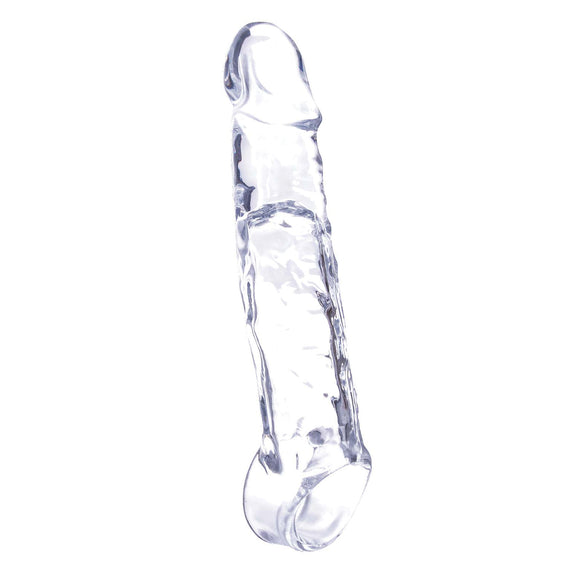 The Magic Penis Extender & Ball Strap in front of a plain white background | Kinkly