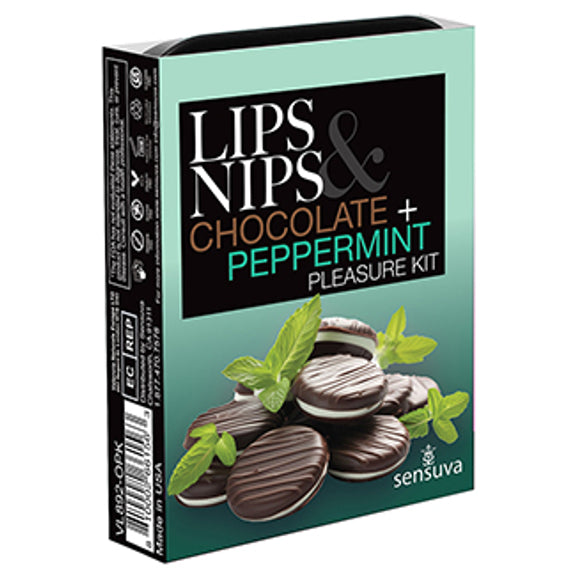 Sensuva Lips and Nips Pleasure Kit Chocolate Strawberry