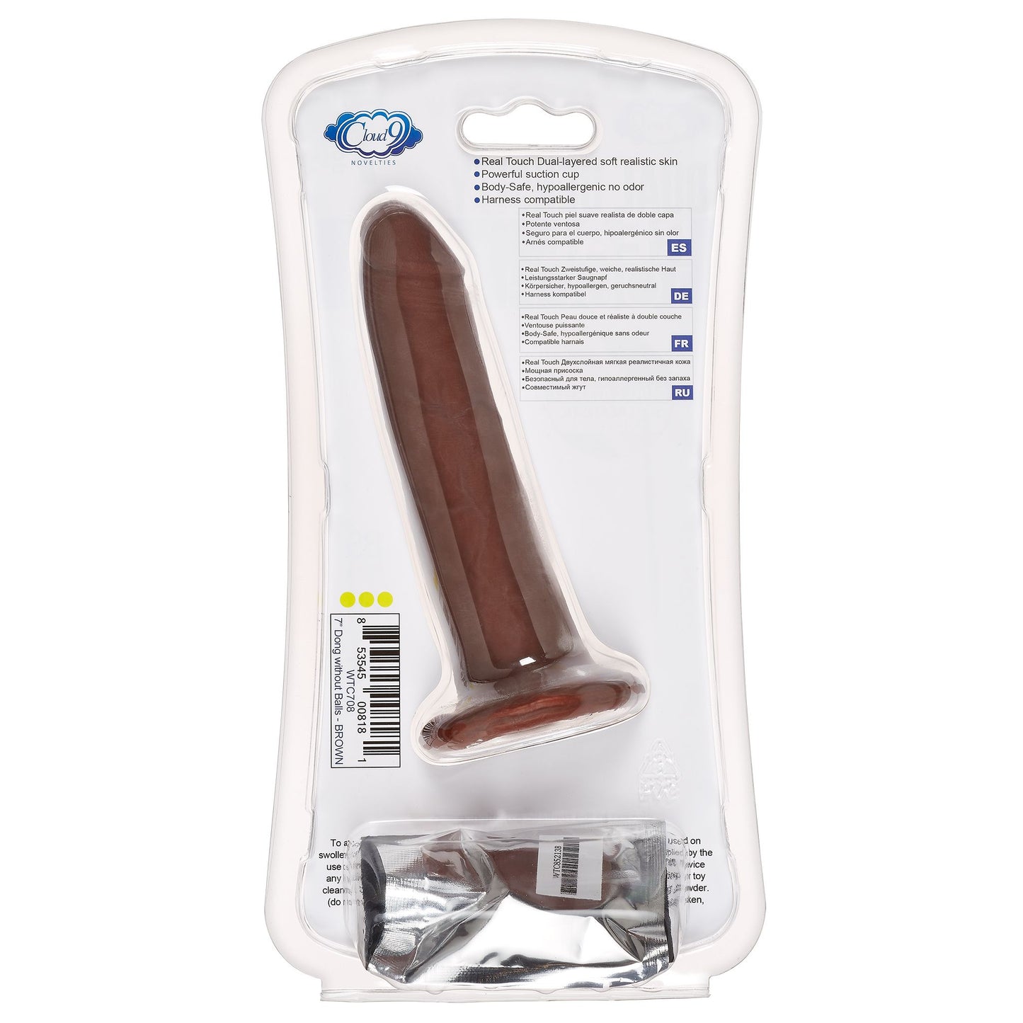Cloud 9 dual density dildo touch 7in w/ no balls light
