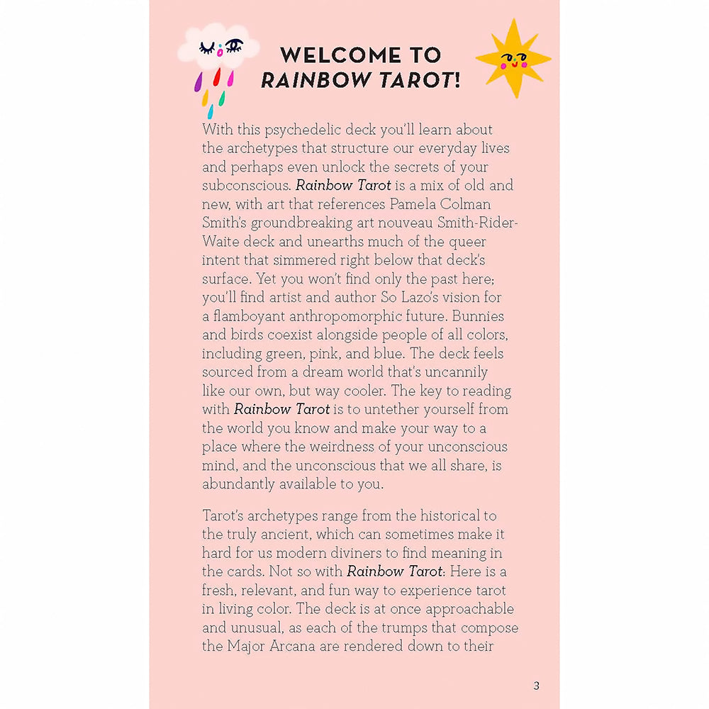 Rainbow Tarot: 78 Cards with Guidebook