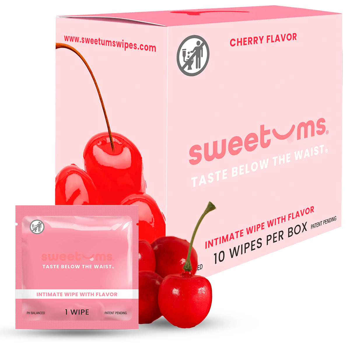 Sweetums Intimate Wipes Honey Lavender Flavor