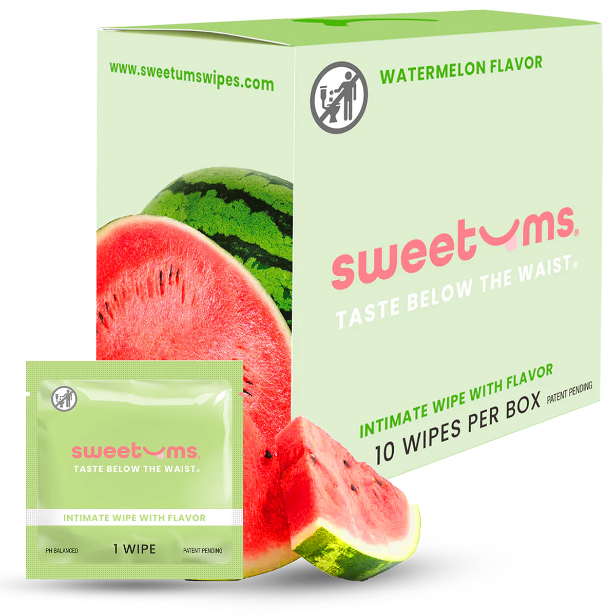 Sweetums Intimate Wipes Honey Lavender Flavor