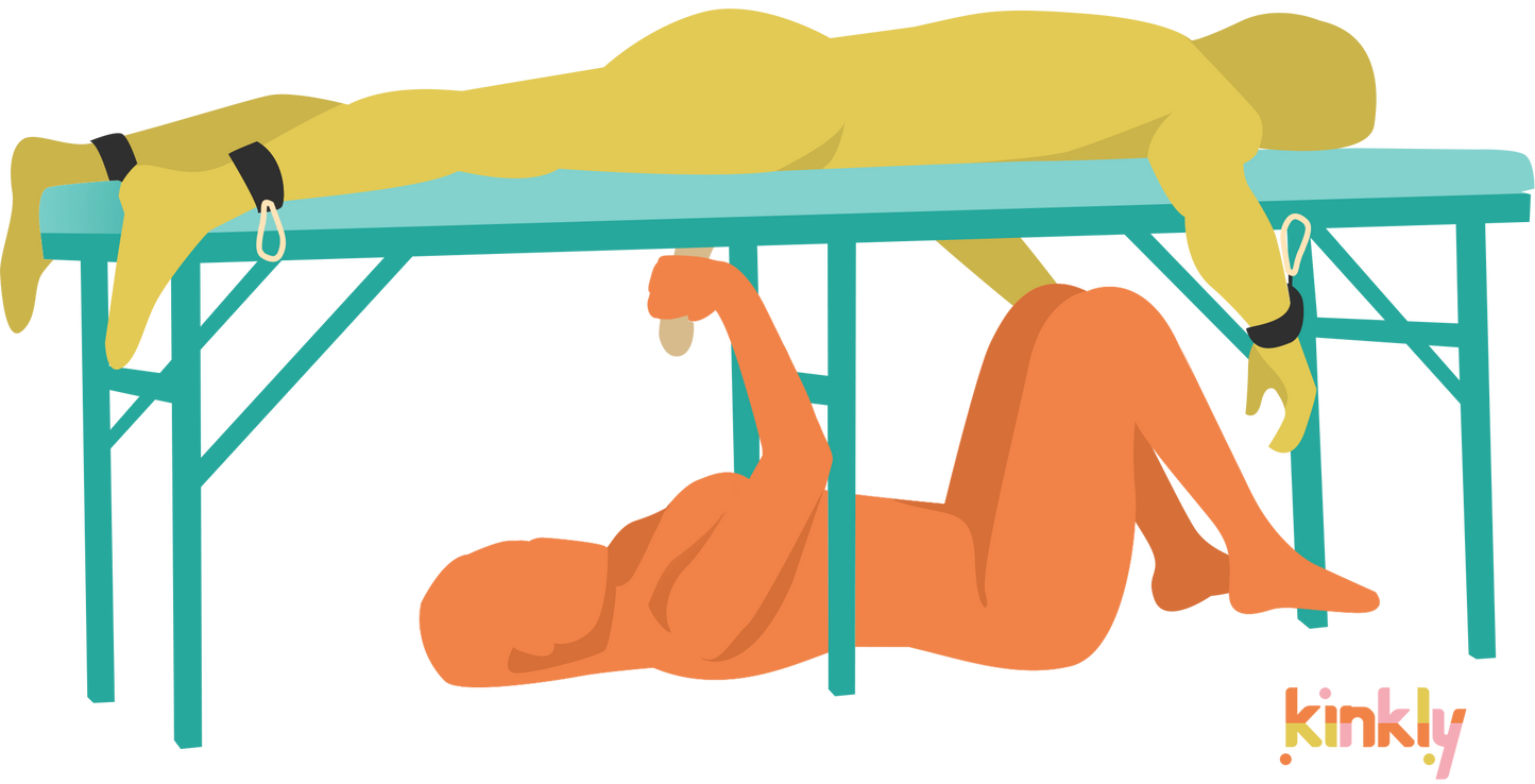 XR Brands Extreme Bondage Milking Table
