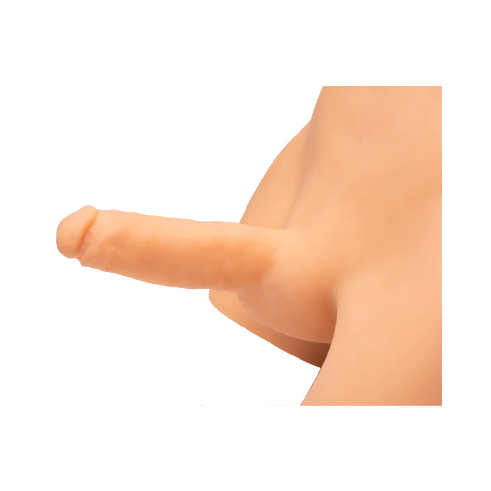 Close-up of the penis on the Signature Dolls TransGirl - Natalie Mars. It is directly molded from Natalie Mars herself. | Kinkly Shop
