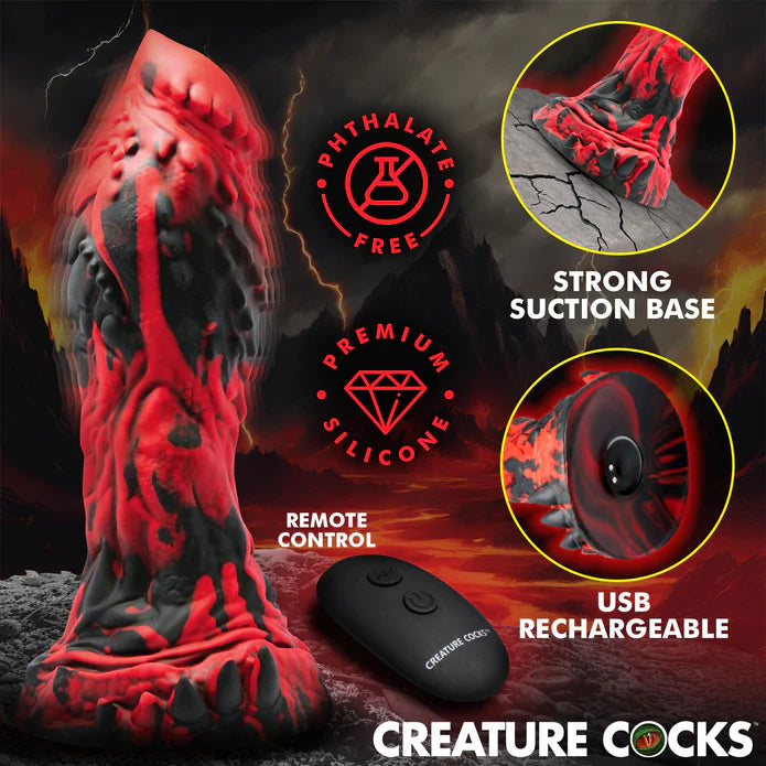Creature Cocks Vibrating Inferno Cock