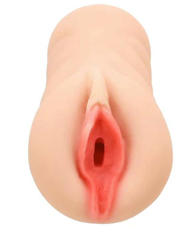 Close-up of the orifice and entrance of the Carter Cruise Pussy stroker | Kinkly Shop